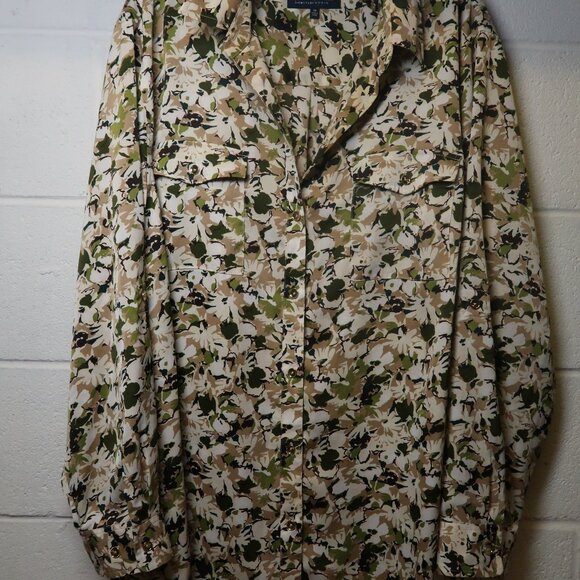 Jones of New York Signature Women's Floral Print Blouse Size 3X - Picture 3 of 9